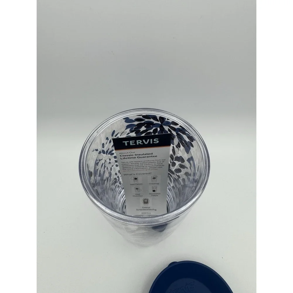 TERVIS‎ Tumbler FIESTA Lapis Calypso Blue 16oz Navy With Lid